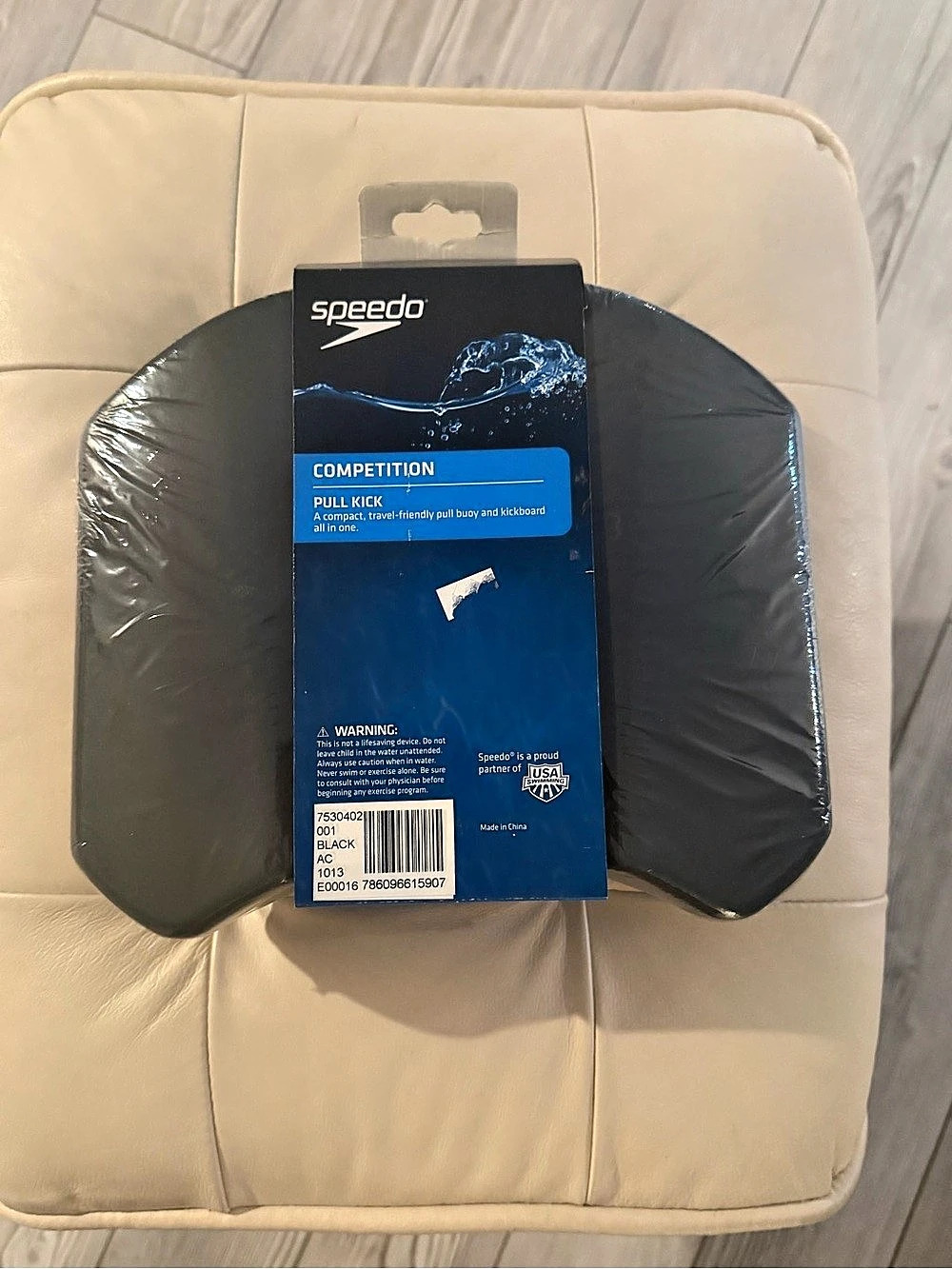 Speedo Competition Pull Kick Black NWT